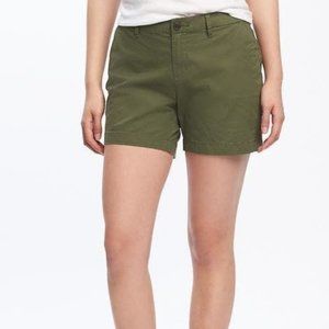 3/$15 Old Navy Green Everyday Short Mid-Rise Twill Short